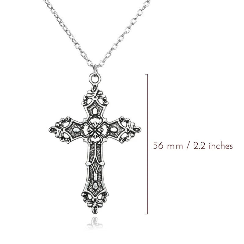 Wholesale Baroque Cross Vintage Bohemian Gothic Sweater Chain