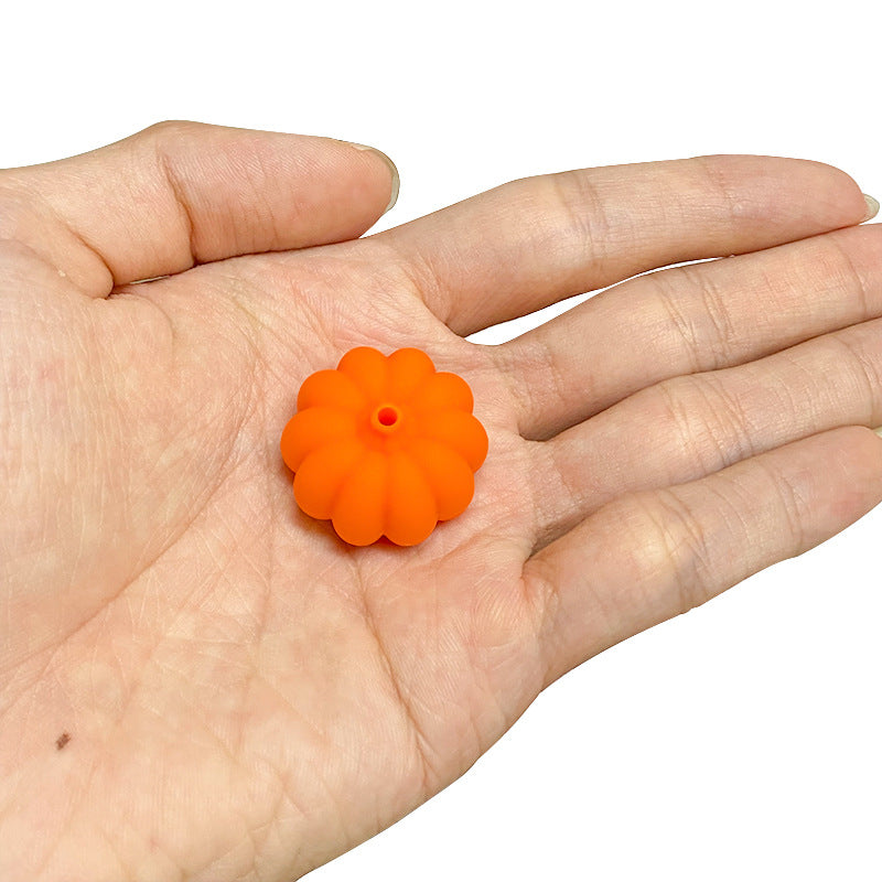 Wholesale 10pcs DIY 3D Halloween Pumpkin Fruit Handmade Beads