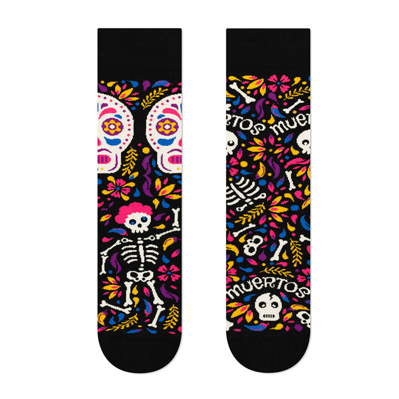 Wholesale Mexican Day of the Dead Couples Socks