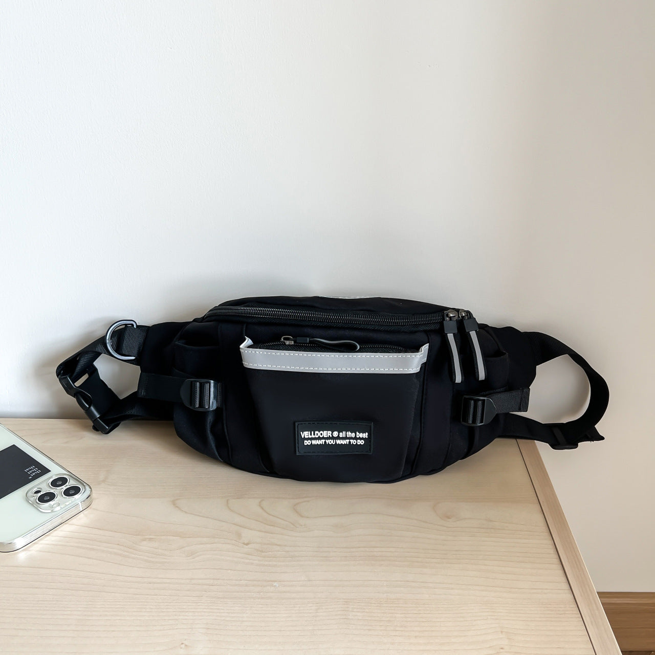 Wholesale Waterproof chest bag workwear style sports messenger bag large capacity versatile student cycling waist bag