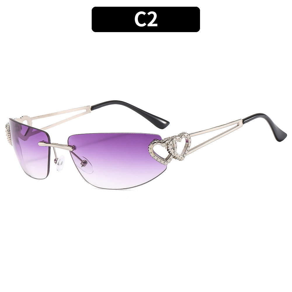 Gafas de sol y2kpc sin marco al por mayor