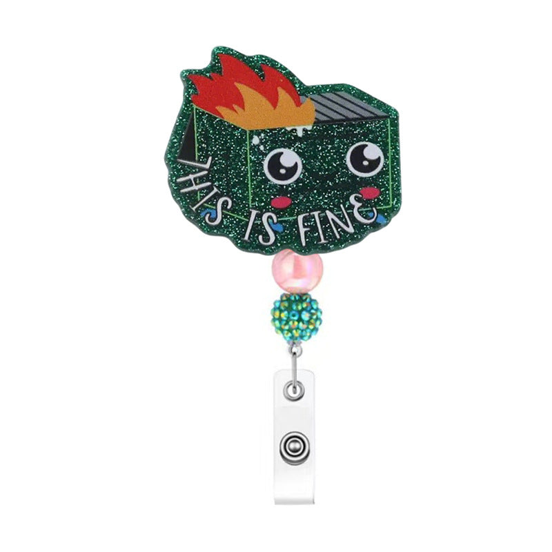 Wholesale Colorful Fire Box  Badge Reels