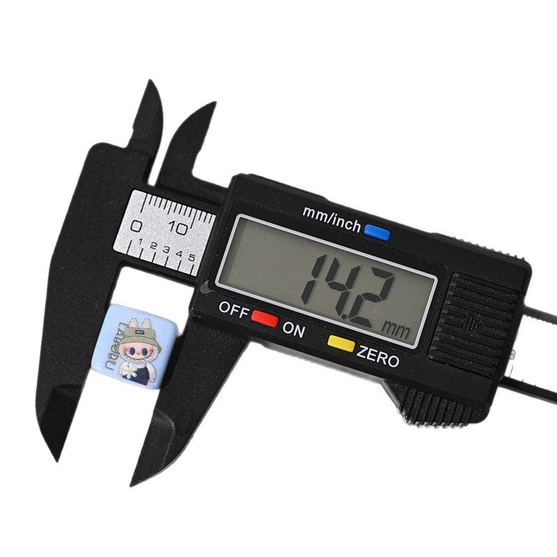 Wholesale  10pcs/pack  Cartoon square bead printed character bead  Acrylic Beads