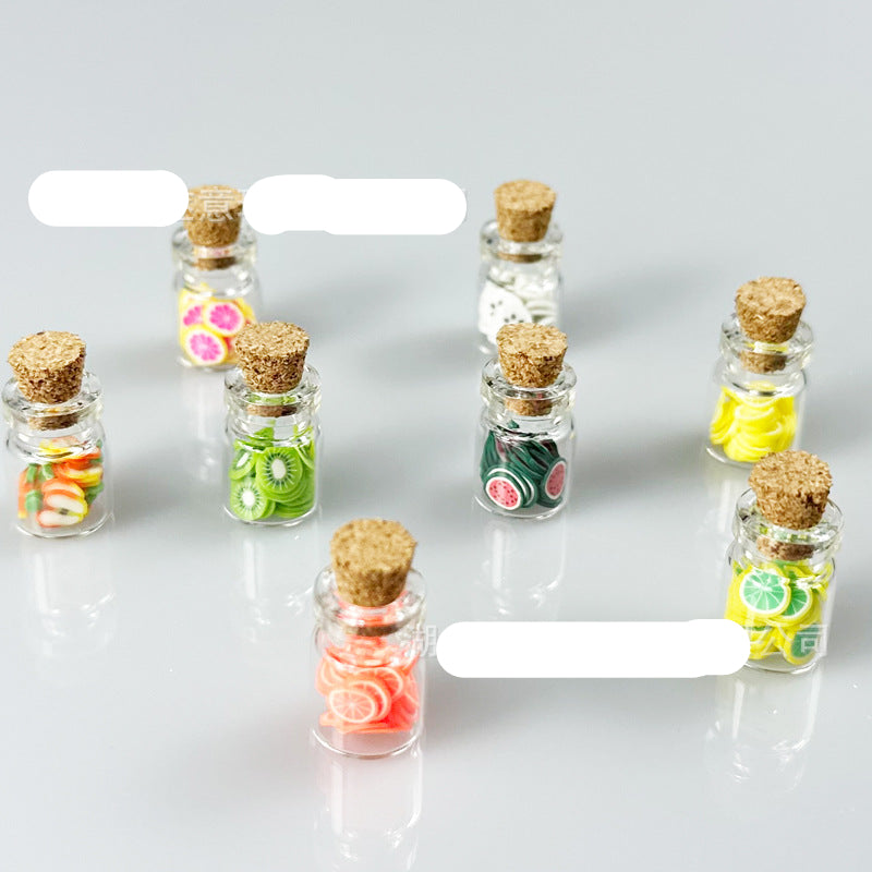 Wholesale 1;12 dollhouse dollhouse Furniture Ornaments Miniature Food Toy Scene Accessories Mini Canned Fruit Slices