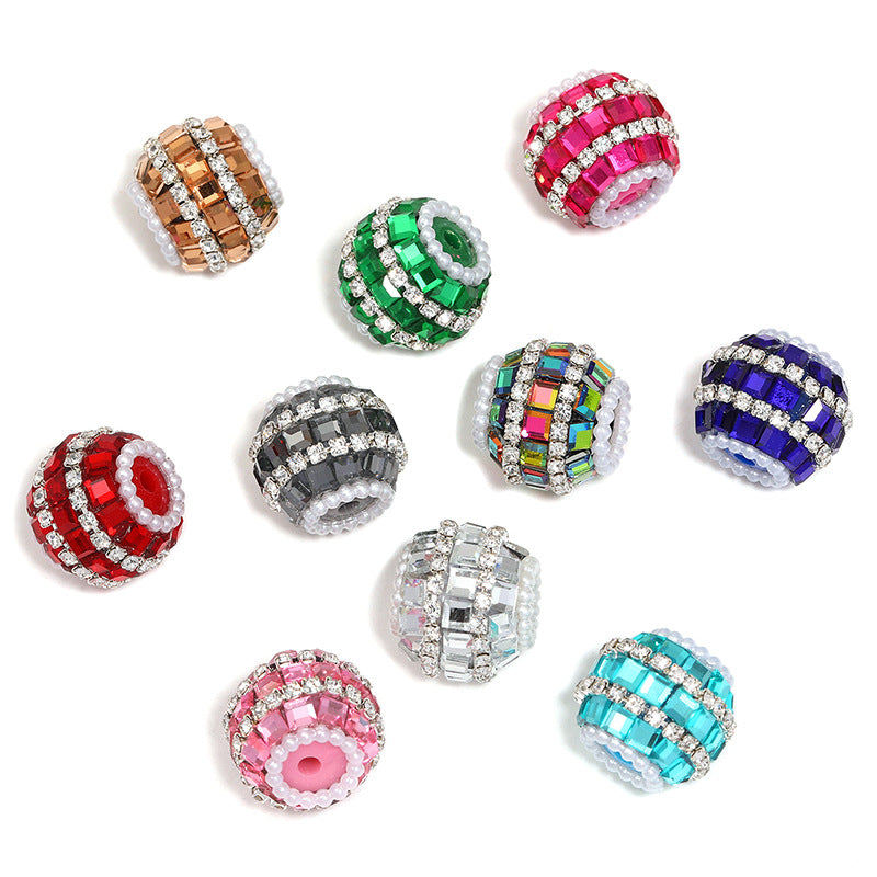 Wholesale  10pcs  Lantern-shaped beaded ball  Acrylic Beads