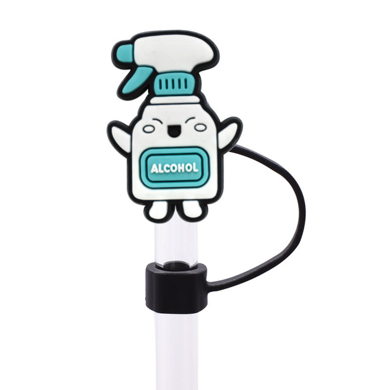 Wholesale  Random 100pcs/pack    Medical dust plug  straw cap  Straw Tube Cap