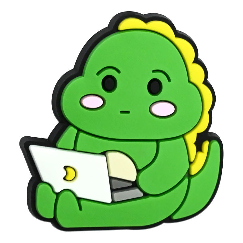 Wholesale Random 100pcs/pack  Cute cartoon dinosaur beaded necklace