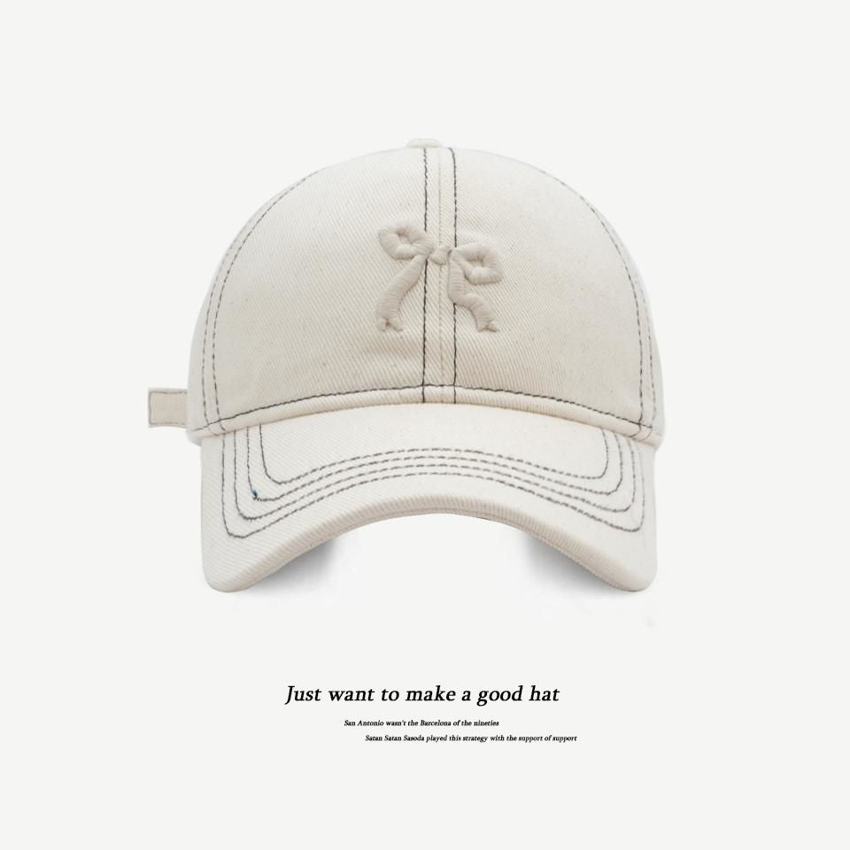 Wholesale Plaid Butterfly Embroidery Soft Top Baseball Cap