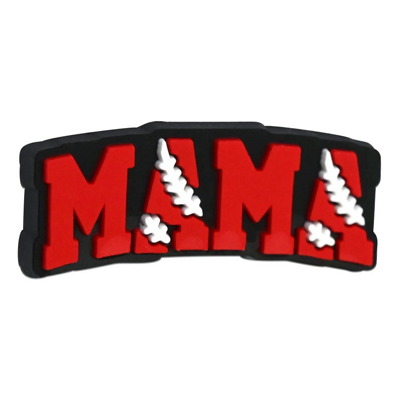 Wholesale Random 100pcs/pack PVC soft rubber perforated beaded accessories for ball sports series   Focal Beads