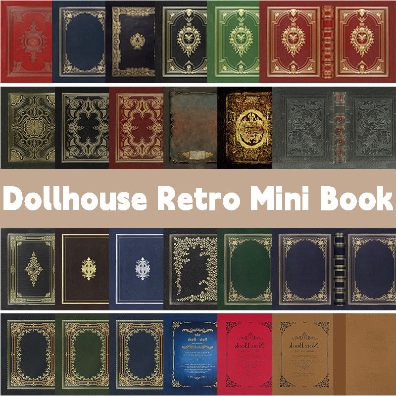 Wholesale 1 12 Miniature Classic Books Set For Dollhouse Study Room Bookshelf Decor Stylish Toy Accessory For Resale