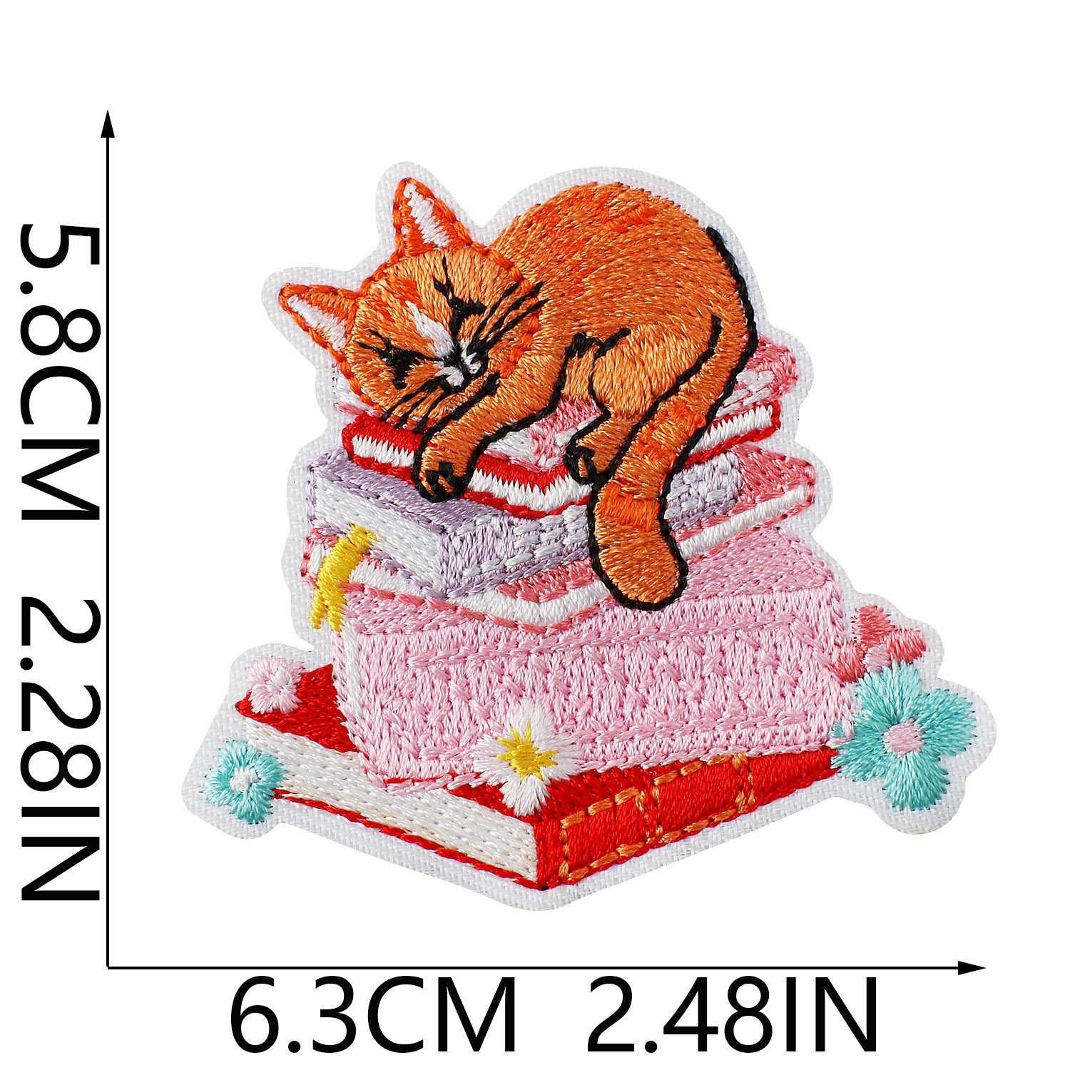 Wholesale Iron On Embroidered Patch Bear Book Design For Bags And Clothing Chic Boutique Craft