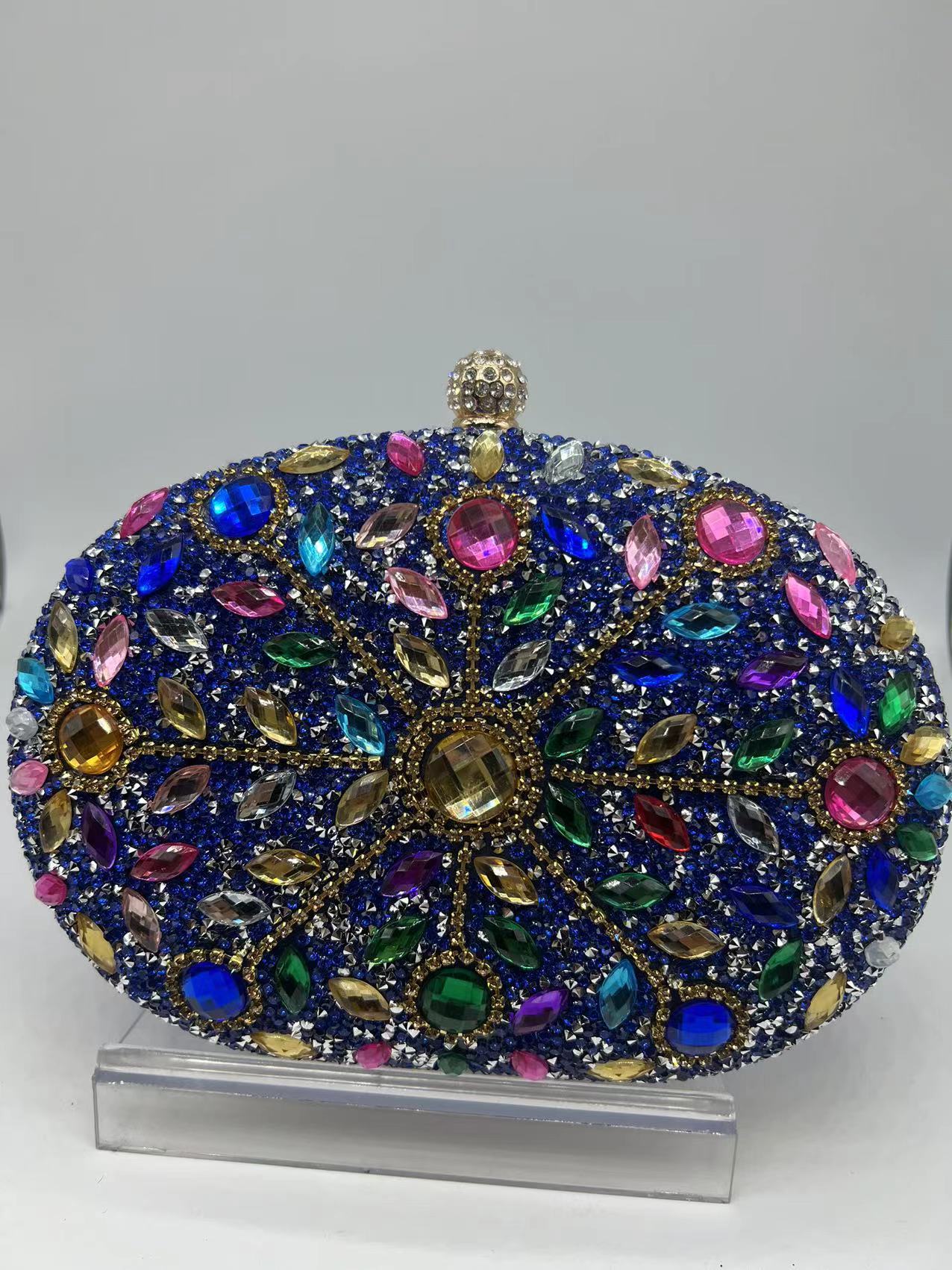 Wholesale Sunflower Diamond Evening Clutch