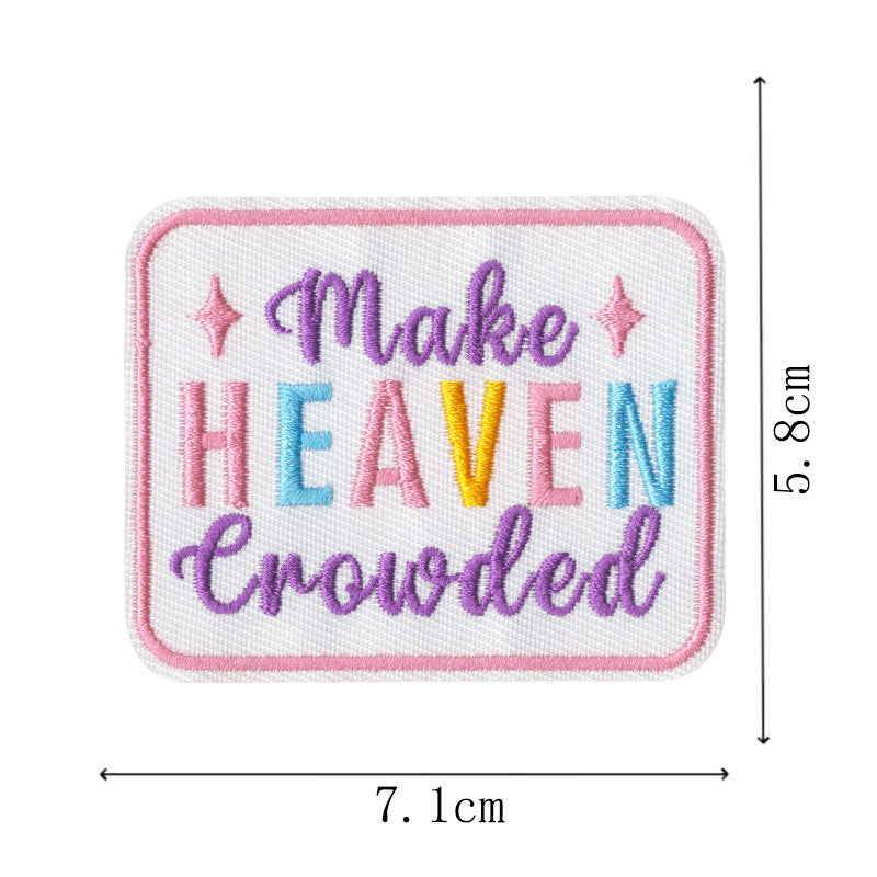Wholesale Decorative Alphabet Embroidered Patches Set Of 9 For Coats Bags Hats Fashion Accessory Resale Craft Supply