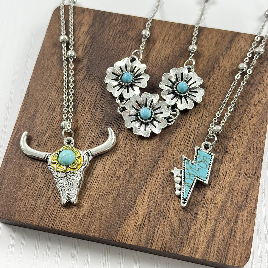 Wholesale Distressed Pendant Necklace