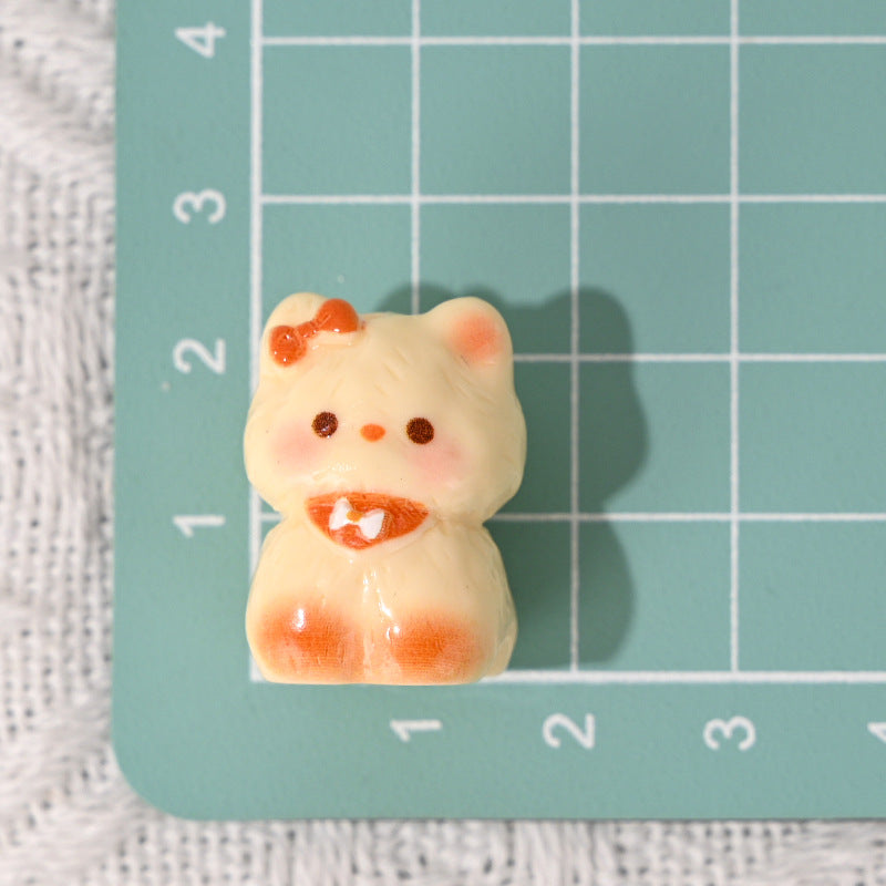 Wholesale 10pcs/pack Cute little cat loose beads