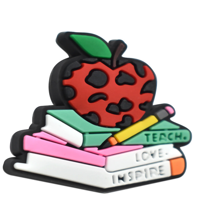 Wholesale Random 100pcs Cartoon School Loose Beads High Value  Focal Beads