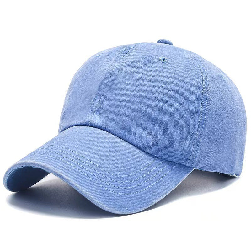 Wholesale washed denim hat old baseball cap men's and women's summer outdoor personality cap