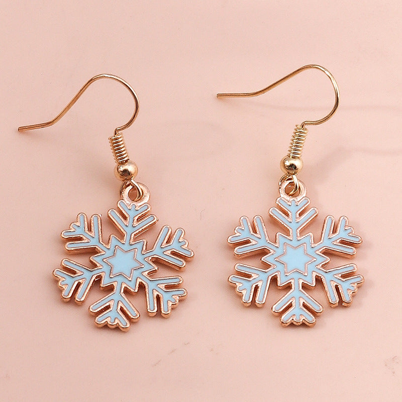 Wholesale Santa Claus Christmas Tree Snowman Snowflake Earrings