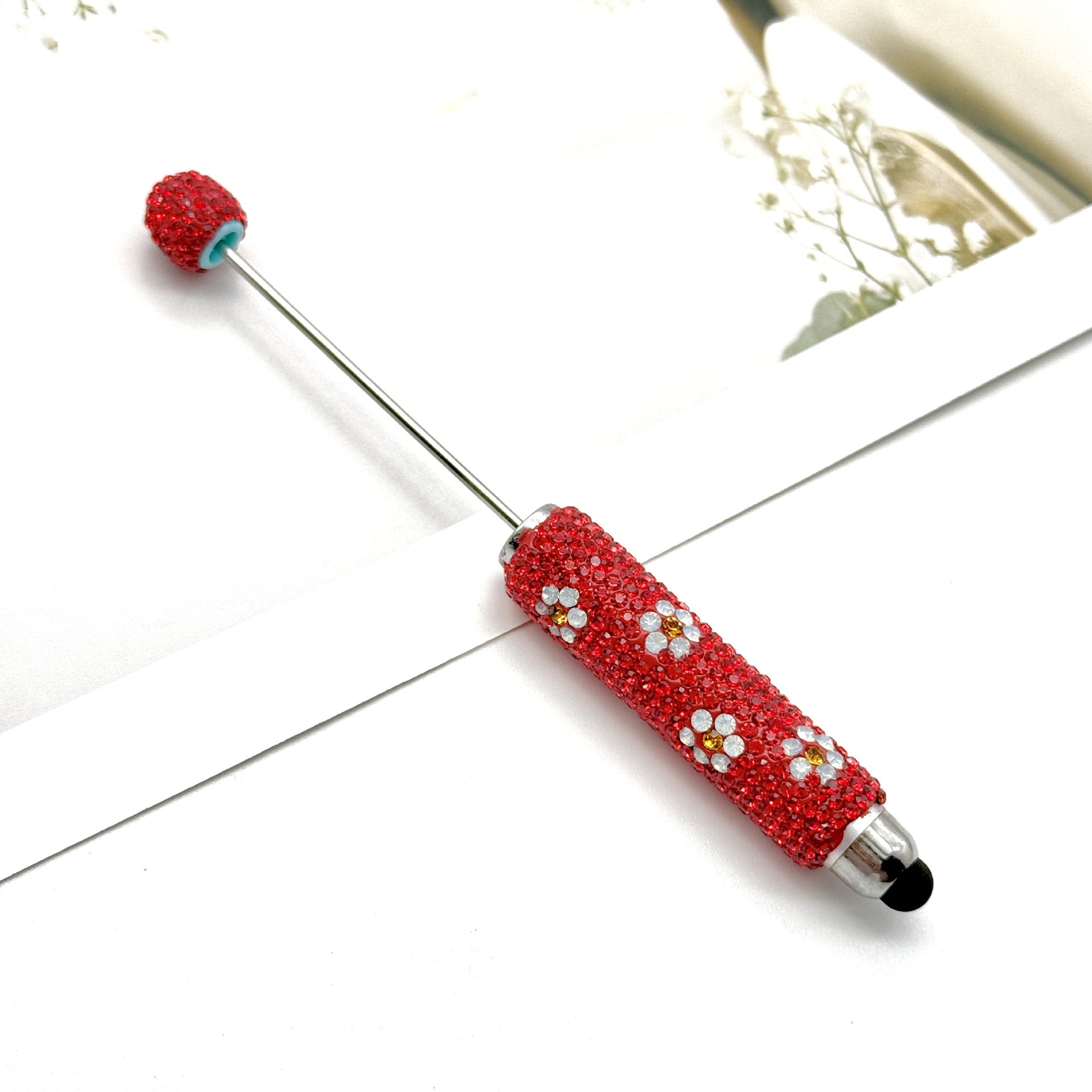 Wholesale Multi-Color  Full Diamond Touch Screen Beadable Pen