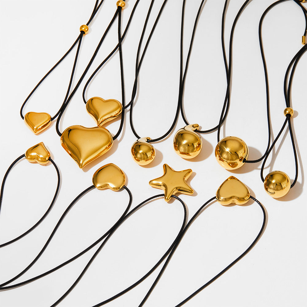 Wholesale of Large Love Stainless Steel Necklaces