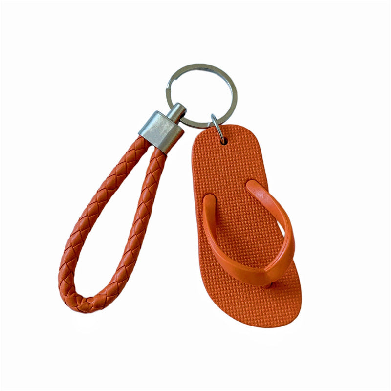 Wholesale Creative Cartoon Creative Mini Flip Flops Keychain