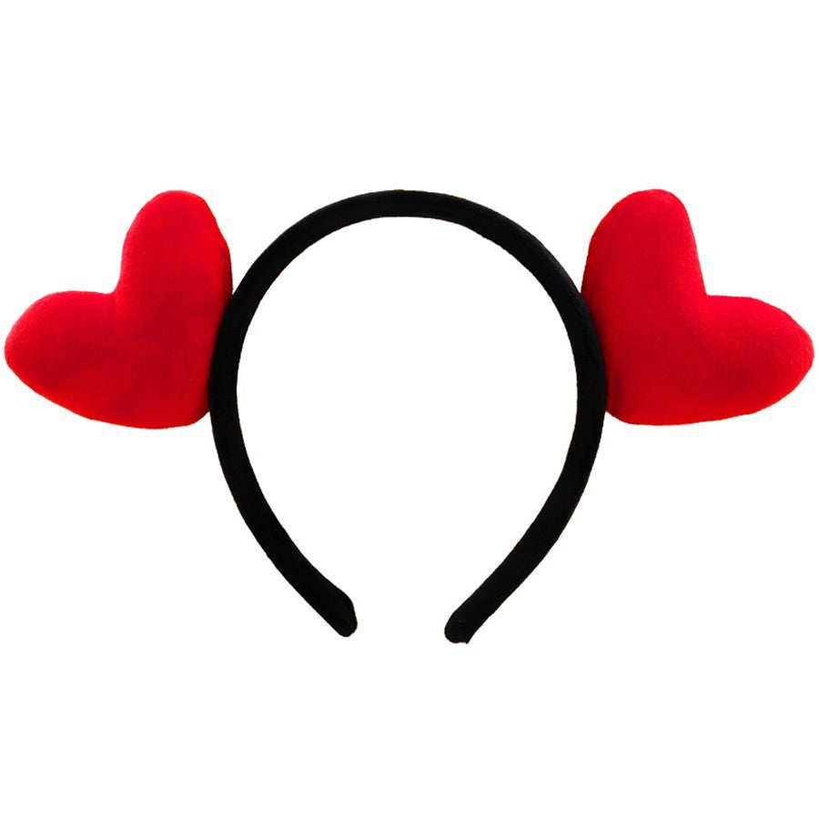Wholesale Valentine's Day Cute Red Love Bridesmaid Wedding Funny Hair Accessories Women
