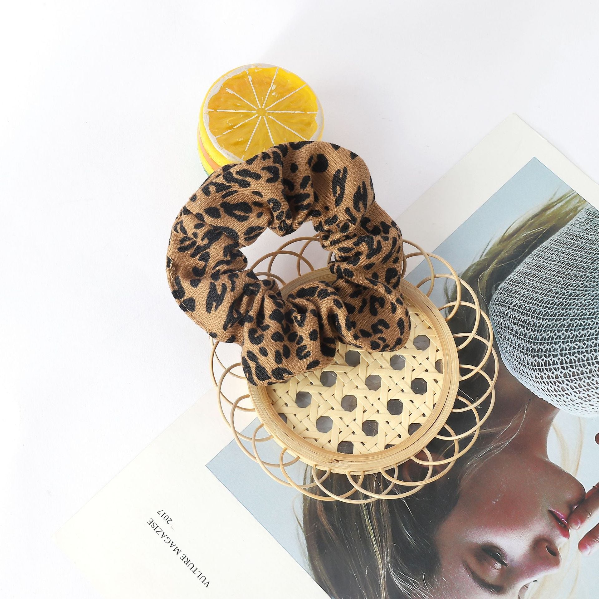 Tela al por mayor corbata de cabello de intestino