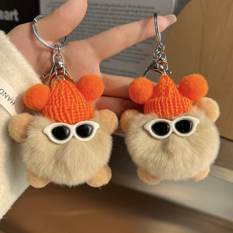 Wholesale Cartoon Doll Plush Ball Keychain