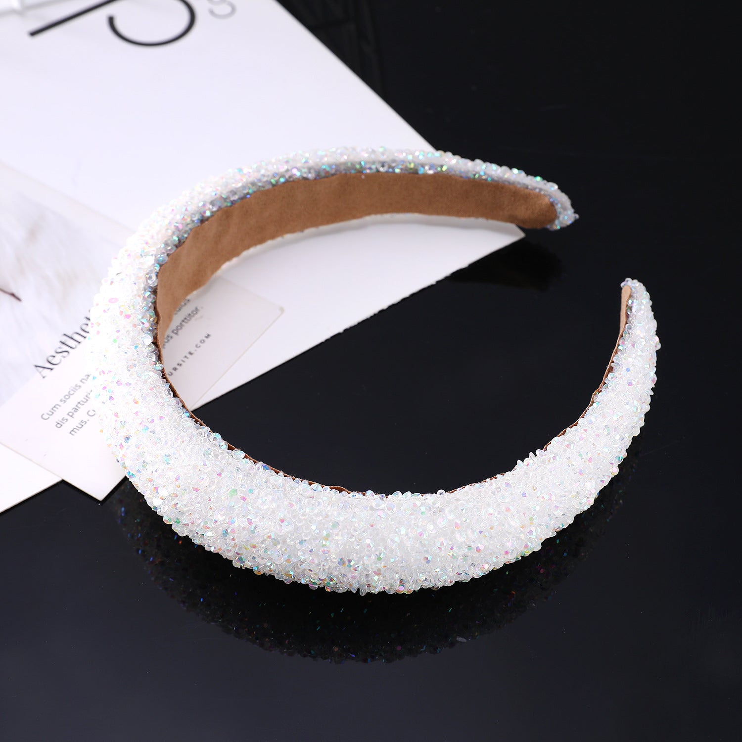 Wholesale Simple Full Diamond Headband
