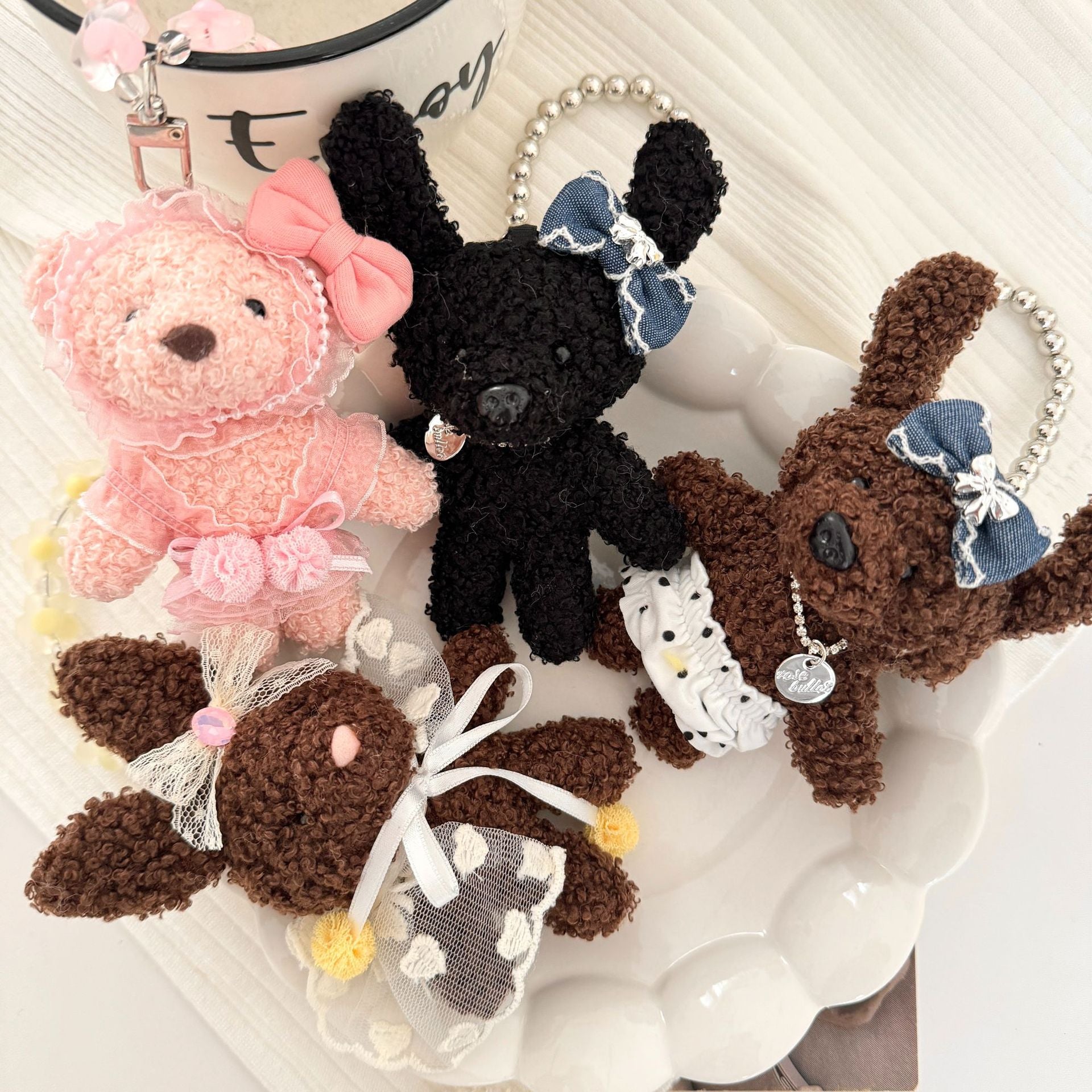Wholesale Cute bunny bow pendant
