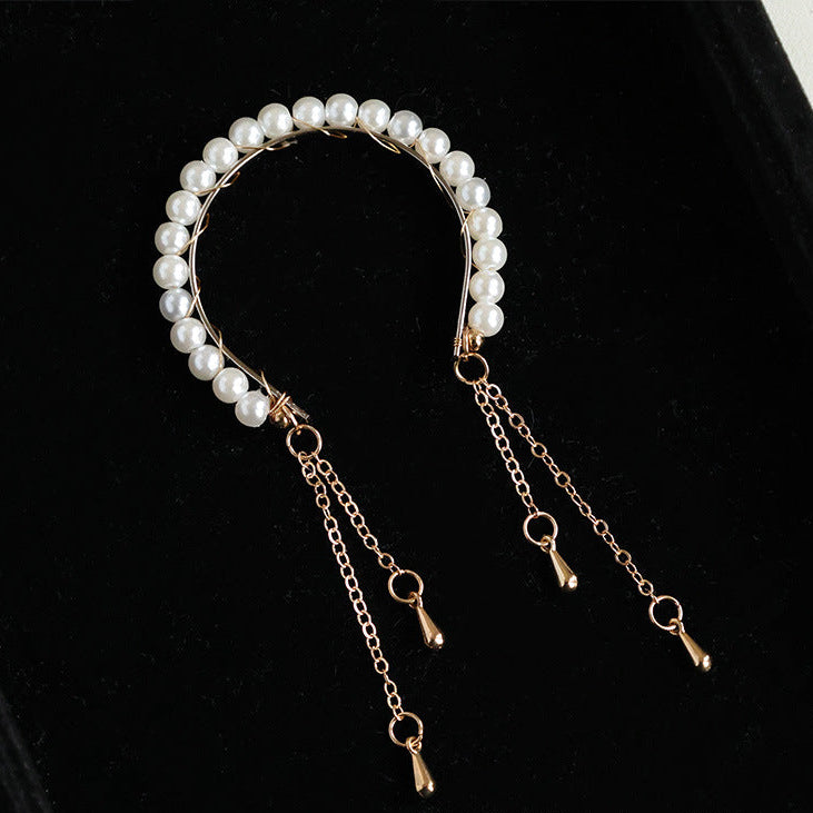 Wholesale Fairy Style BJD Doll Headband Imitation Pearl Hair Accessory