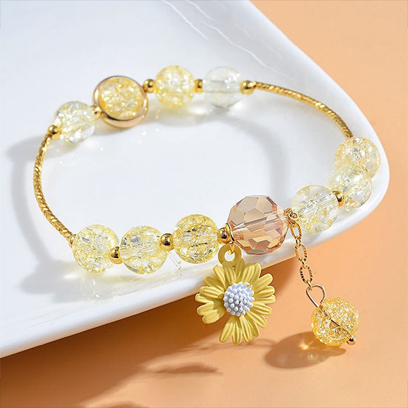 Wholesale Small Fresh Daisy Bracelet