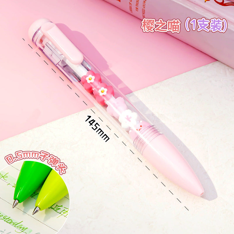 Wholesale DIY string gel pen black smooth ballpoint pen