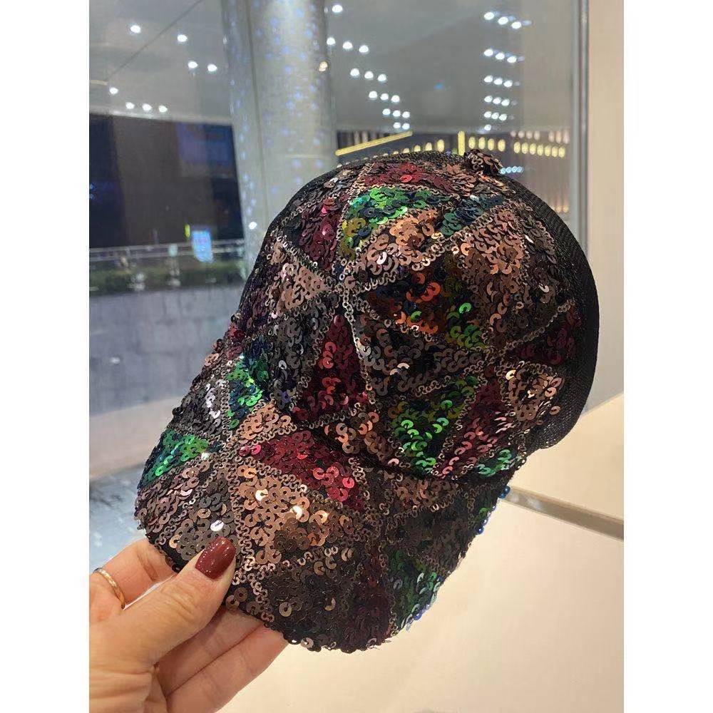 Wholesale Mesh Sequin Breathable Baseball Cap