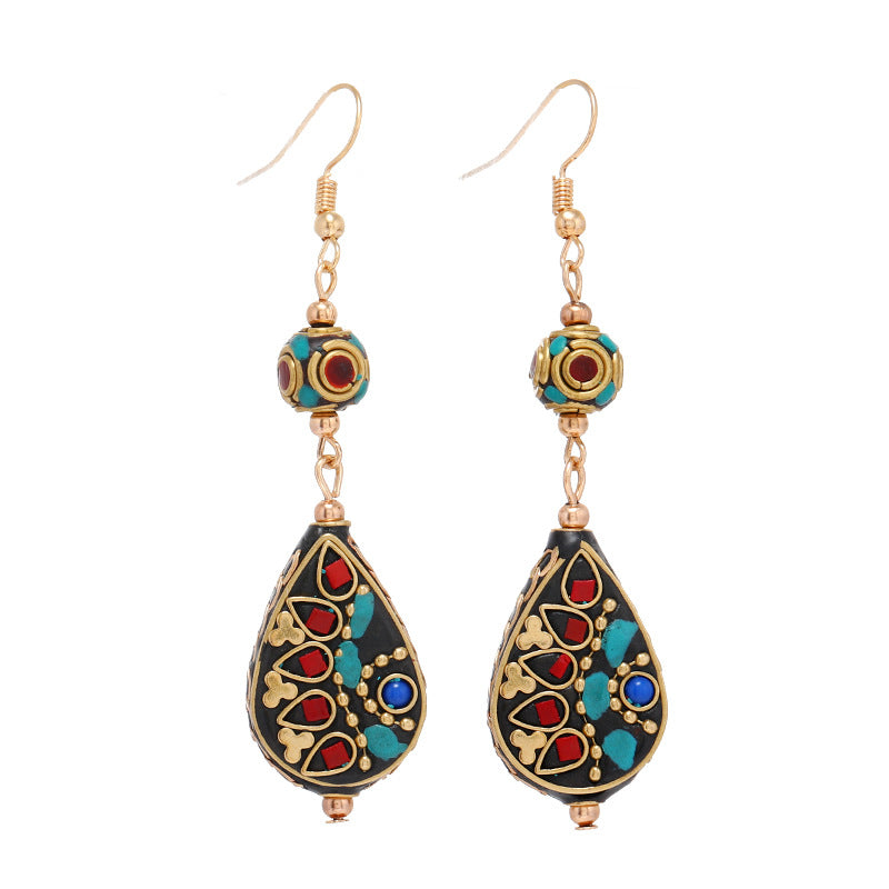 Wholesale Nepal Minimalist Alloy Earrings