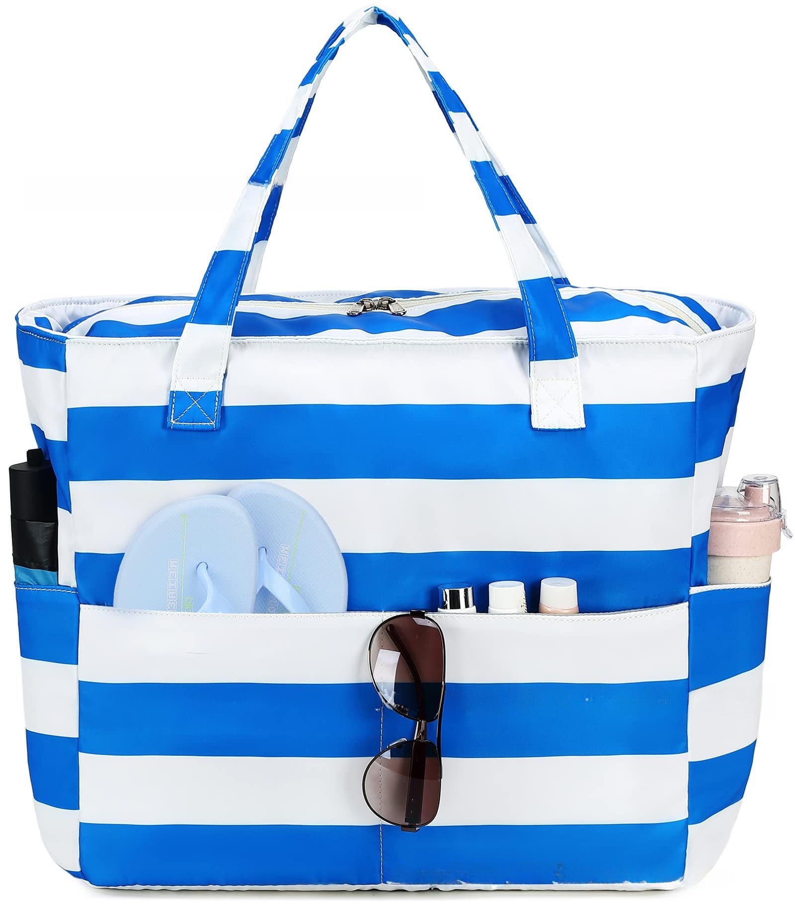 Wholesale multi-functional large  classic popular beach bag travel holiday gym essential