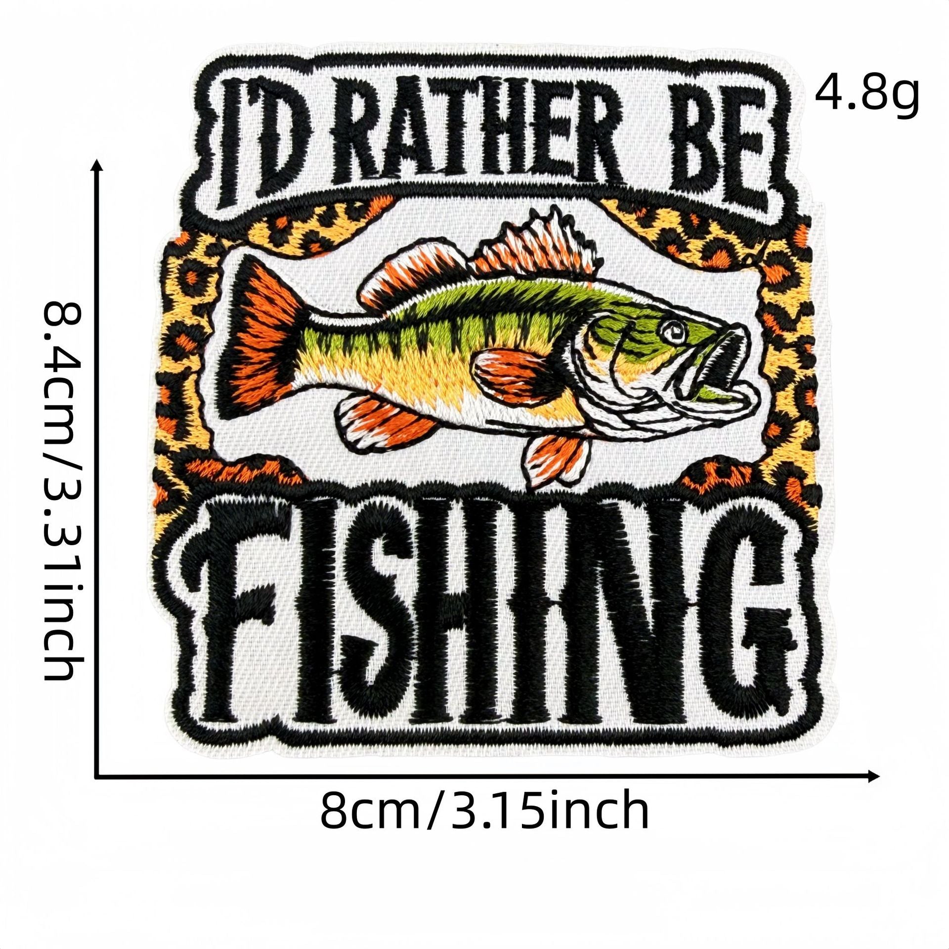 Wholesale 20 Pack Fishing Themed Embroidered Patches Cartoon Iron On Stickers For Clothing Decoration DIY Craft
