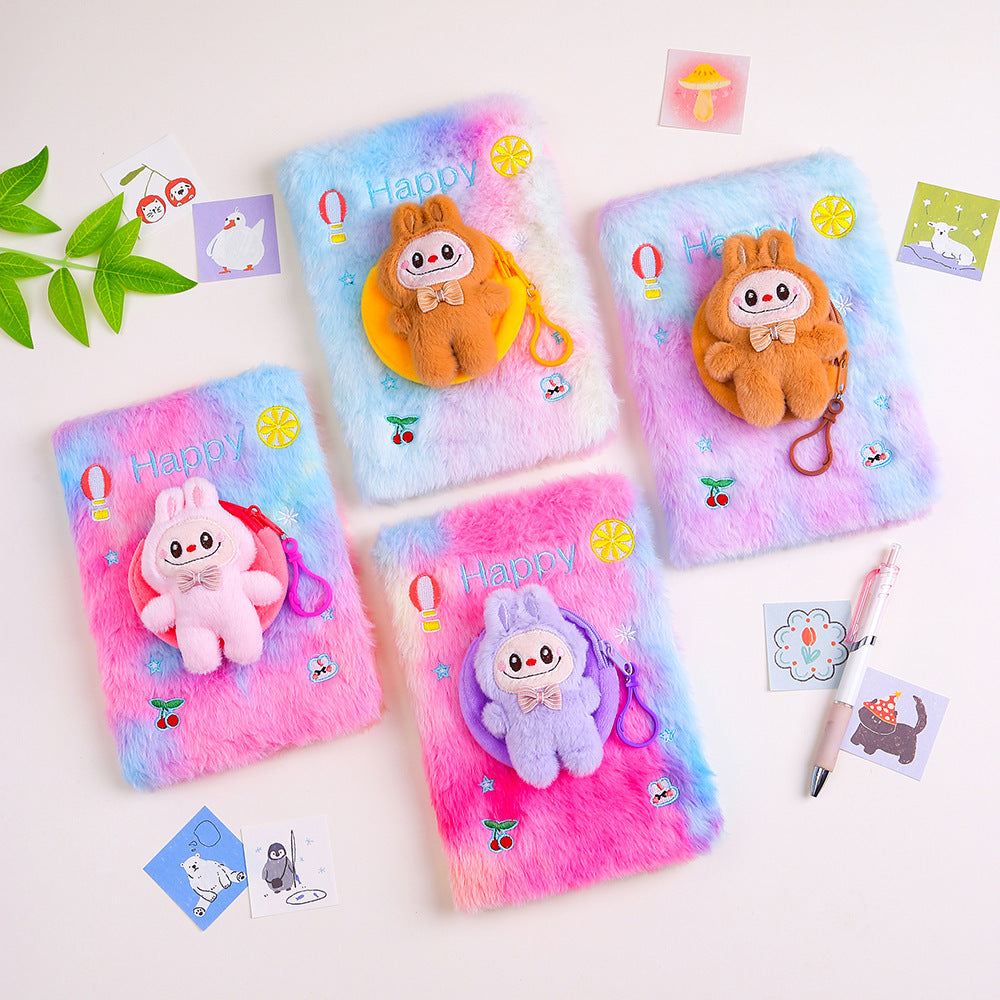 Wholesale Cartoon Plush Notebook Gift