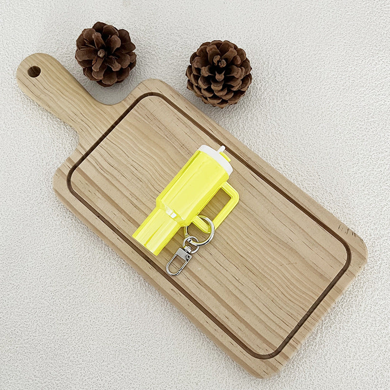 Wholesale Colorful openable mini cup keychain pendant