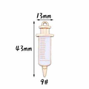 Wholesale 10pcs Doctor Nurse Thermometer Alloy Oil Drop Pendant Diy Pendant