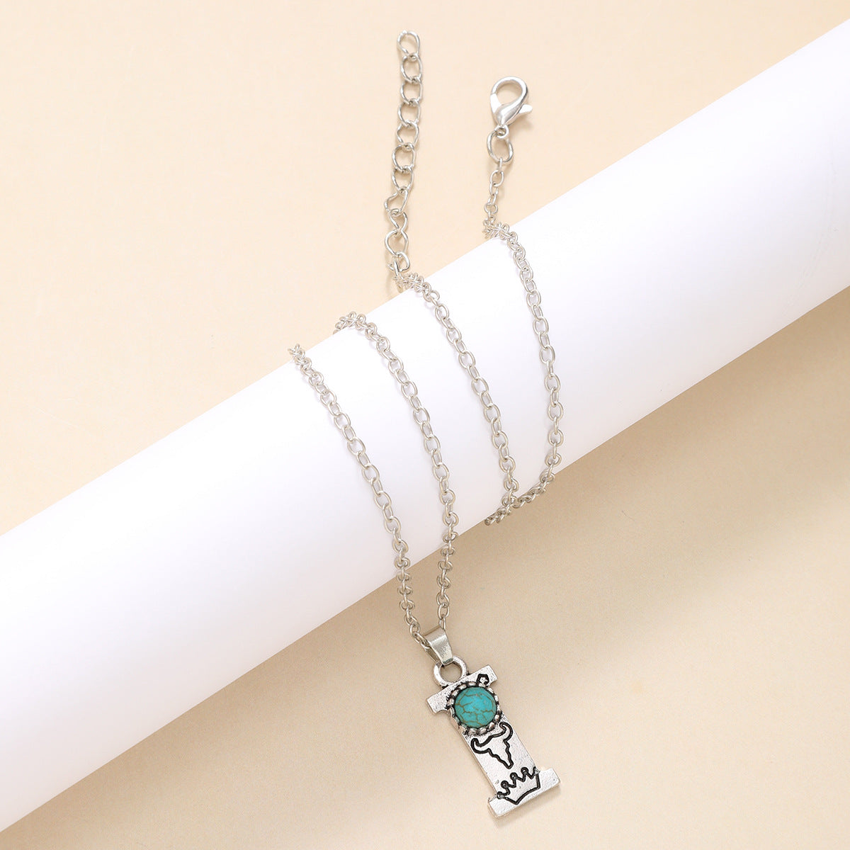 Wholesale Alloy English letter necklace western style