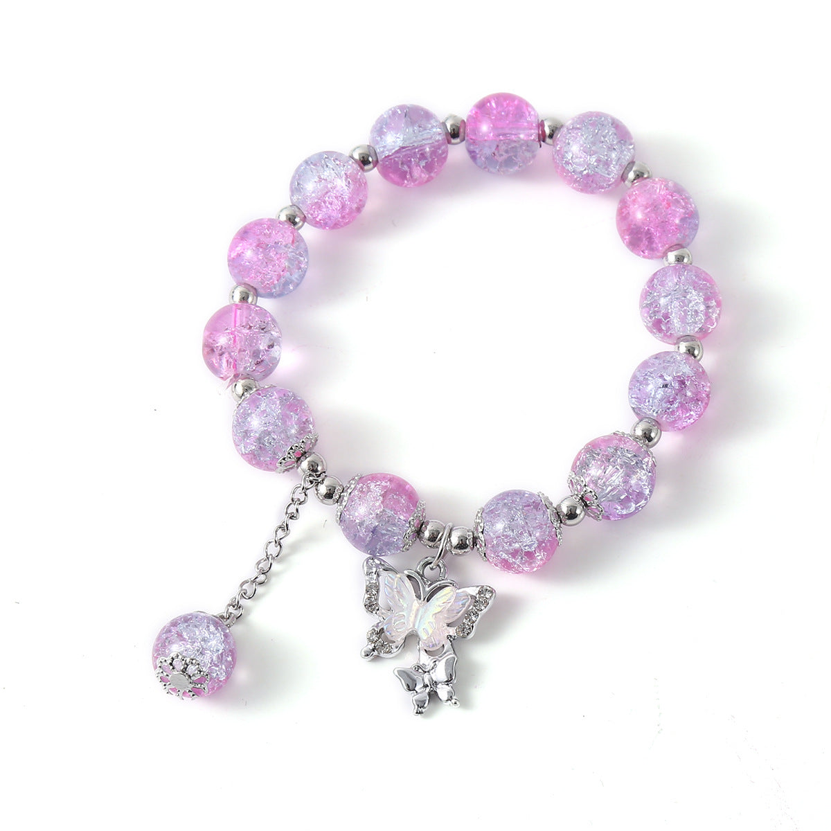 Wholesale  Super Fairy Butterfly Jade Broken Bracelet  Charms Butterfly Bracelets