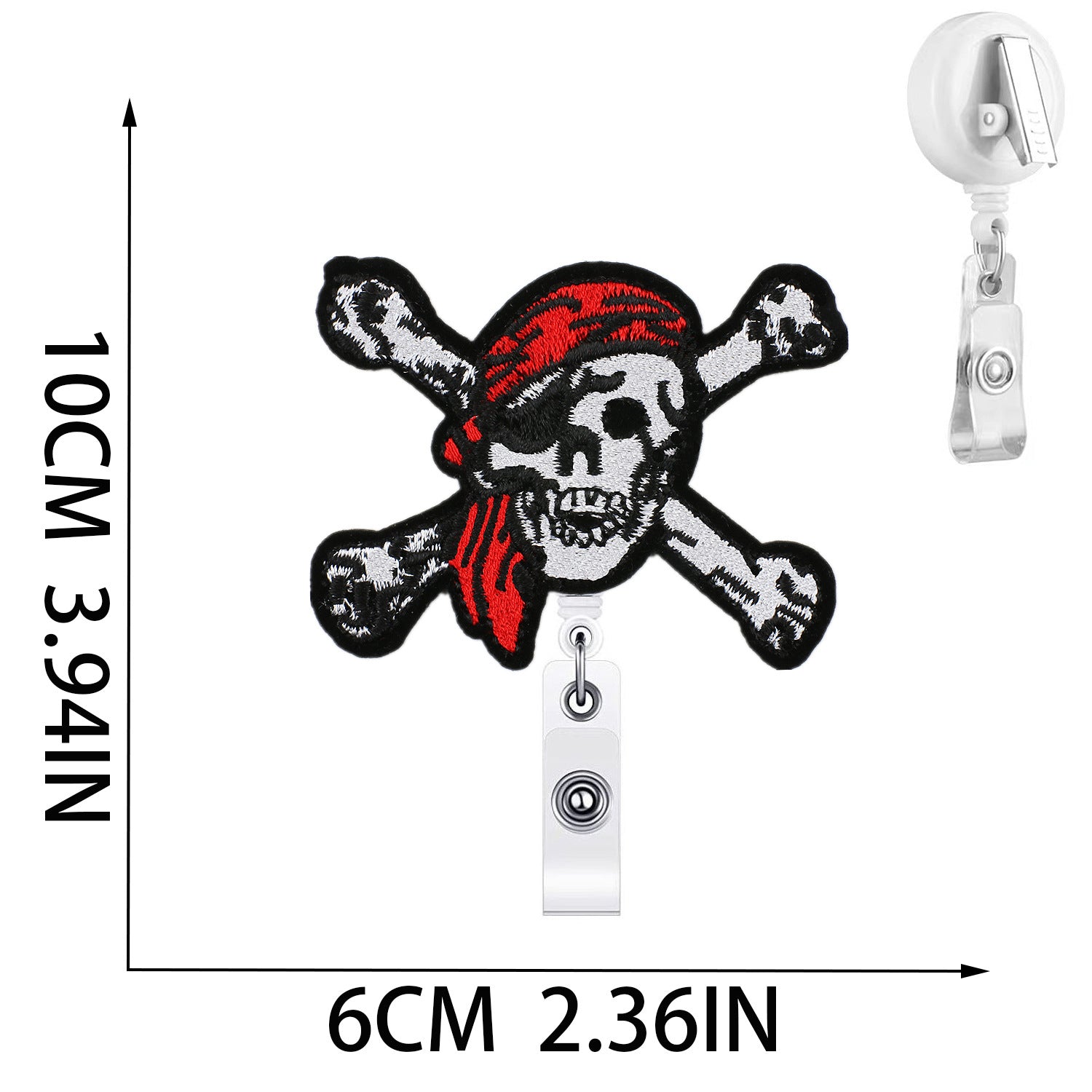 Wholesale Halloween Easy Pull-up Buckle Embroidered Cloth Sticker