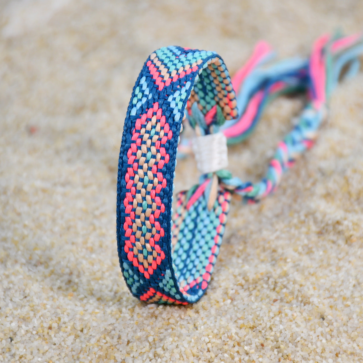 Wholesale Nepal ethnic style hand-woven hand rope color tassel Bohemian bracelet