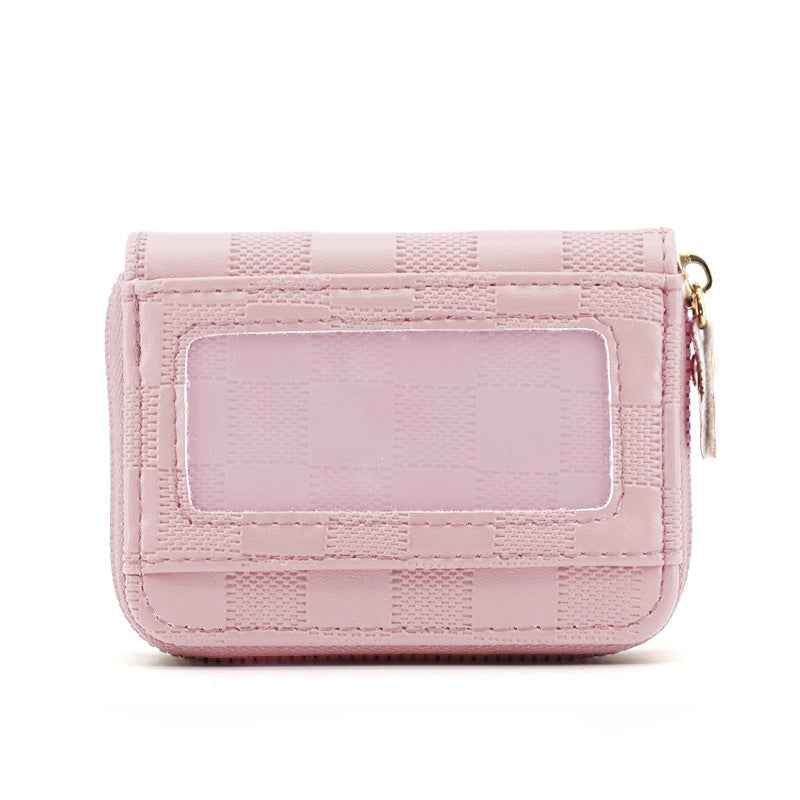 Wholesale Plaid accordion card holder