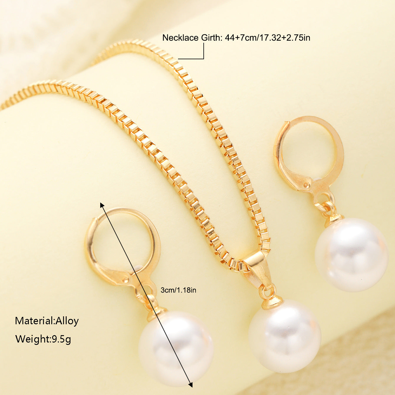 Wholesale Imitation Pearl Jewelry Set