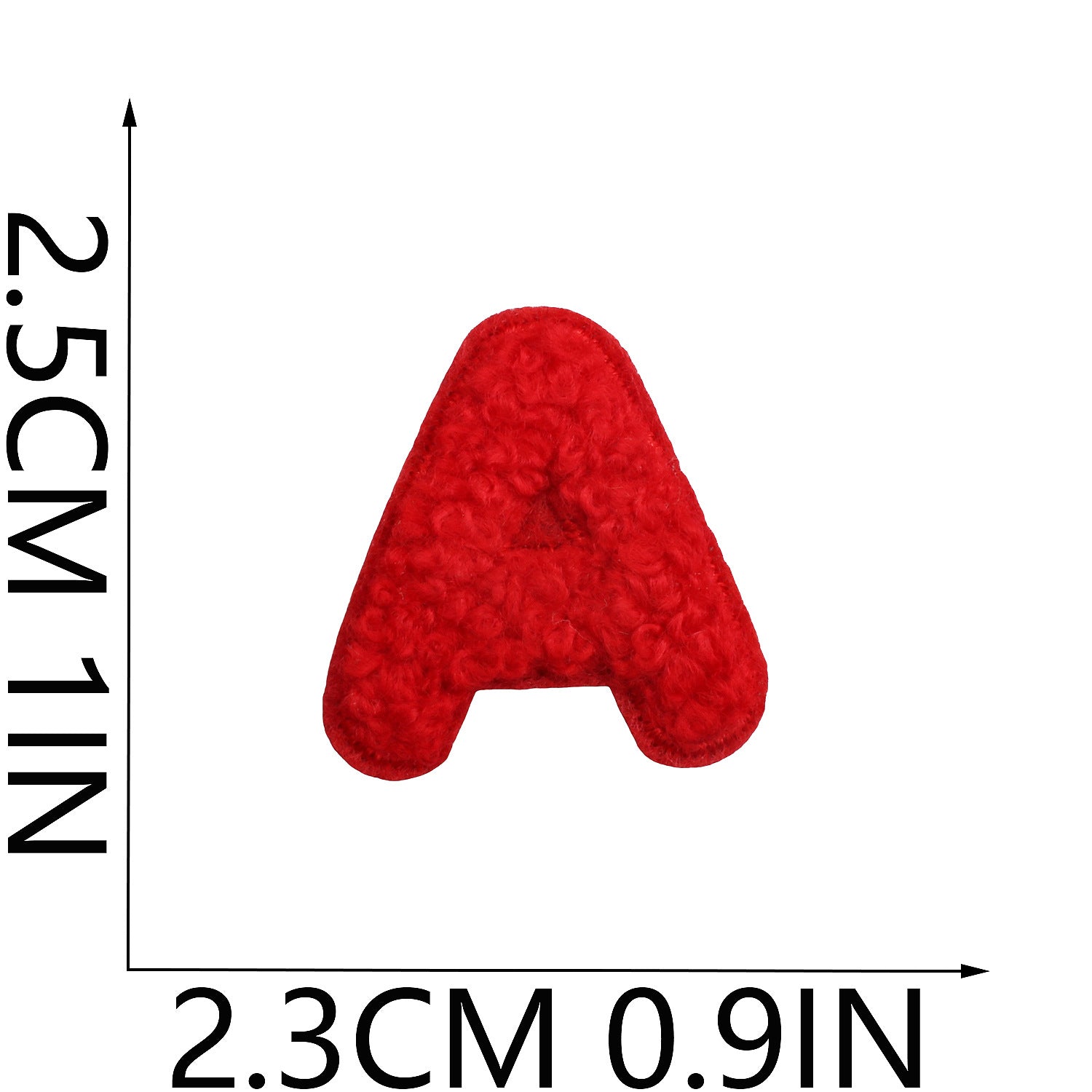 Wholesale Trendy Chenille Embroidered Alphabet Number Patches Iron On DIY Decorative Accessory For Clothing Bags Boutique Resale
