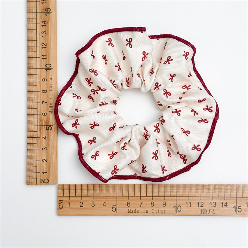 Wholesale Red  Polka Dot Scrunchie  Cute Hair Scrunchies