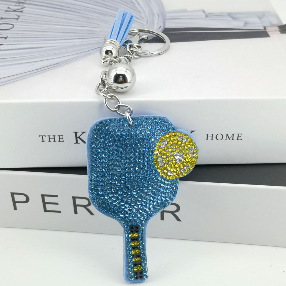 Wholesale  4pcs  Diamond studded sports Rhinestone Keychain