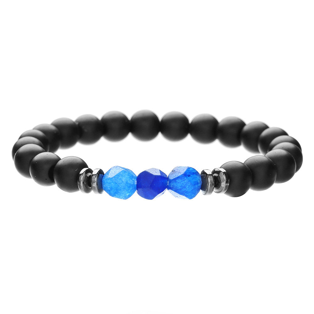 Wholesale simple turquoise wooden bead bracelet